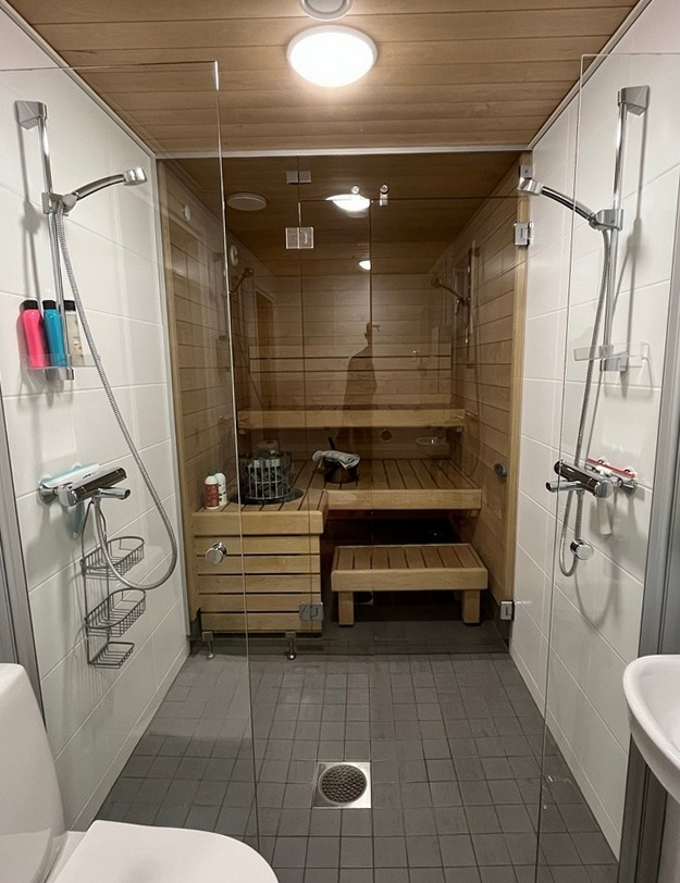 bathroom sauna